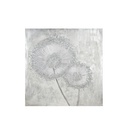 Original Leinwandbild "Pusteblumen-Duo" 100 x 100 cm