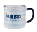 Tasse Keramik "Meer macht glücklich" 
