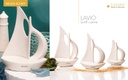 Skulptur Boot "Lavio" H 17 cm 