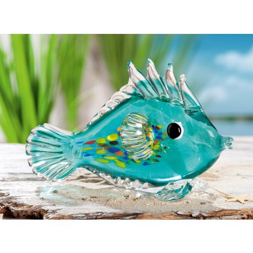 GlasArt Fisch "Ricky" H 14 cm