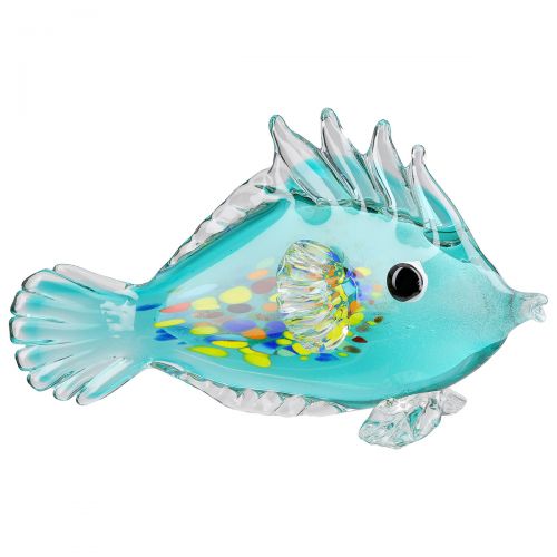 GlasArt Fisch "Ricky" H 14 cm