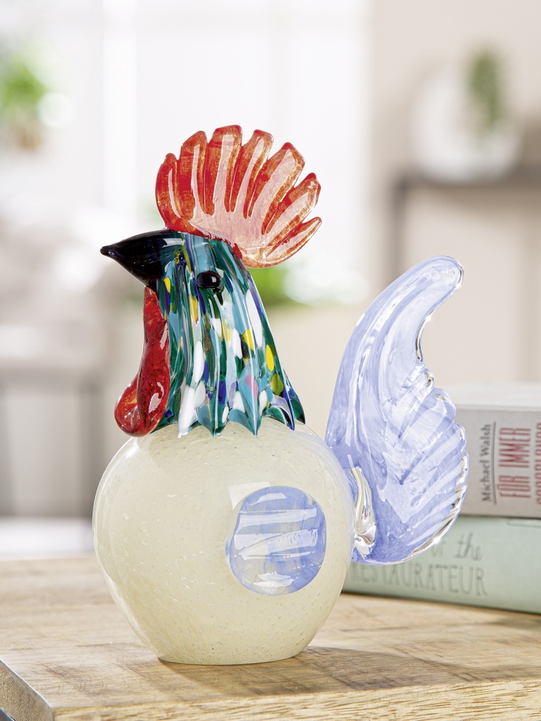 GlasArt Huhn "Cordula" H 18 cm