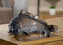 Wanddeko/Skulptur Fisch "Gris" Acryl L 20 cm