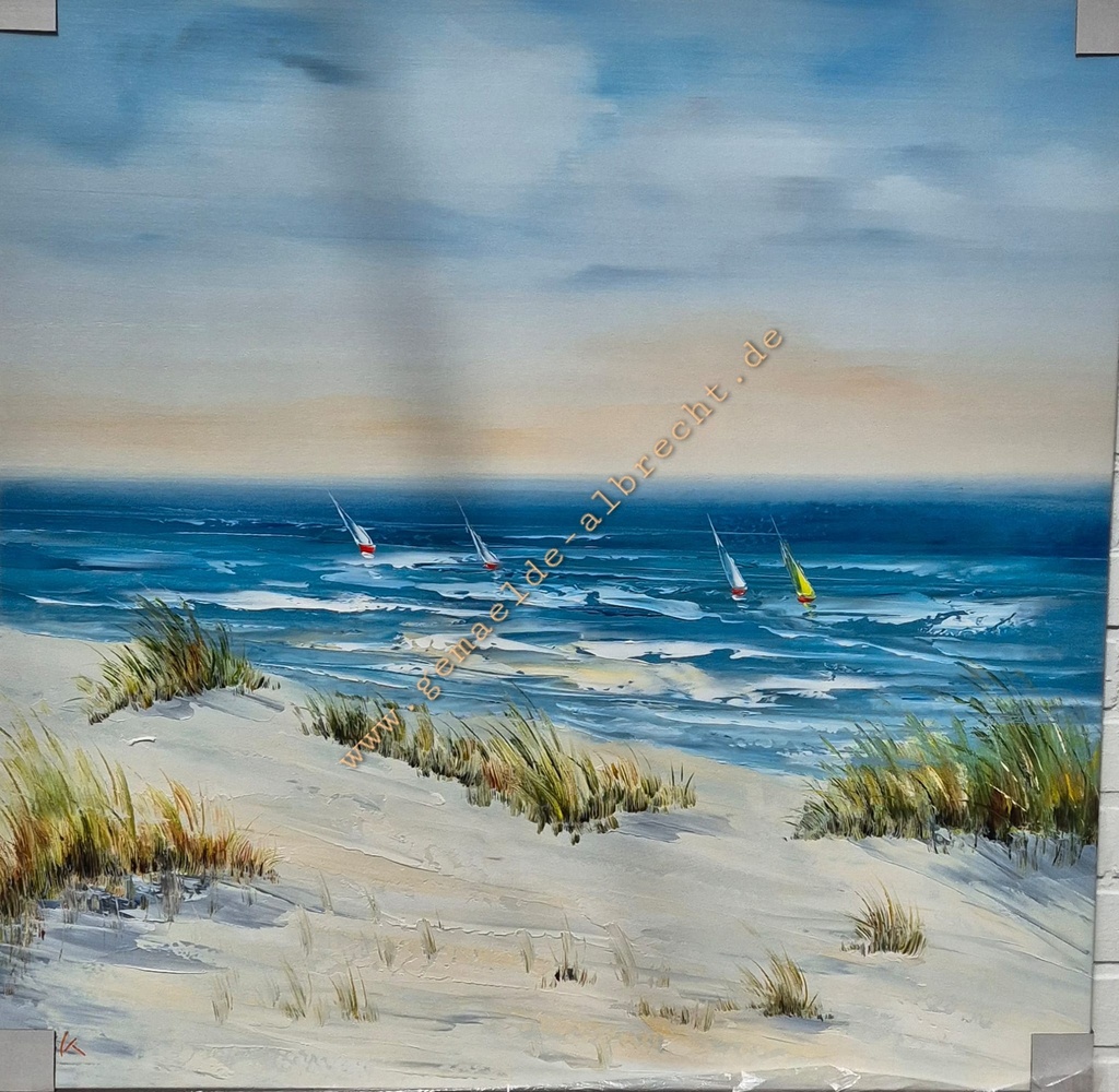 Orig. Leinwandbild "Dünen" 80 x 80