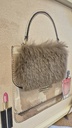Leinwandbild 3D "Handtasche" braun 40x40cm