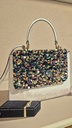 Leinwandbild 3D "Handtasche" blau 40x40cm