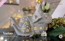 LED Skulptur Schnecke "Teadora" D 13 cm 