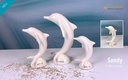 Skulptur Delfin "Sandy" H 14 cm 