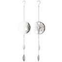 Dekokette/Windspiel "Lebensbaum" Edelstahl L 83 cm