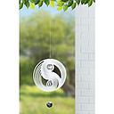 Dekokette Windspiel "Yin Yang" weiss L 90 cm