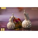 Dekokugel "Padova Leon" LED H 16 cm 