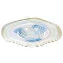 Glas Art Dekoschale "Fresh" D 31 cm