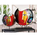 Glas Art Dekovase  "Cloe" H 38 cm 
