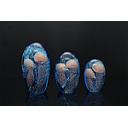 Glas Art Skulptur / Qualle