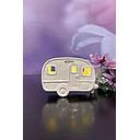 LED Skulptur Wohnwagen "Caso" H 19 cm