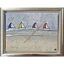 Org. Lea Bach "Schiffe Albrecht" 24 x 18 cm