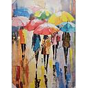 Org. Leinwandbild "Buntes Schietwetter" 90 x 120 cm