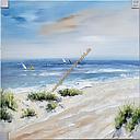Org. Leinwandbild "Düne" 80x80 cm 