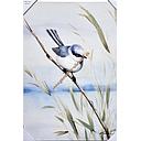 Org. Leinwand "Blue Bird" 50x70 cm 