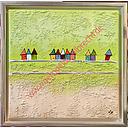 Original Lea Bach "Häuschen"  30 x 30 cm