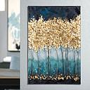 Original Leinwandbild "Goldener Wald"