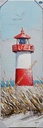 Original Leinwandbild "Leuchtturm"  40 x 120 cm