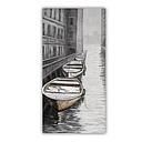 3D Holz/Metall Bild "Venice" 150 x 75 cm