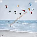 Original Leinwand "Kitemomente" 80 x 80 cm
