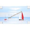 Original Leinwand "Segelglück" 30 x 50 cm