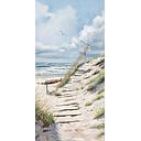 Original Leinwand "Strand Hoch" 70 x 140 cm