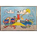 Orig. Ivana Rose "Norden" 80 x 120 cm