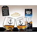 Wackelglas "Anker" 2er Set