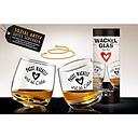 Wackelglas "Passt, Wackelt " 2er Set