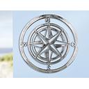Wandrelief "Windrose" Massiv Alu D 50 cm