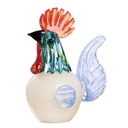 GlasArt Huhn "Schwester Cordula" H 18 cm