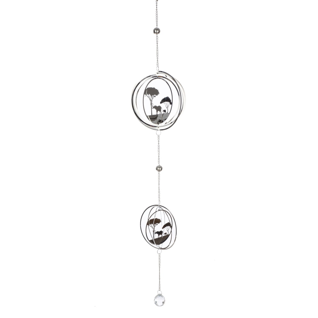 Dekokette "Savanne Elefanten" L 84 cm