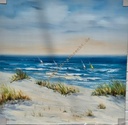 Orig. Leinwandbild "Dünen" 80 x 80