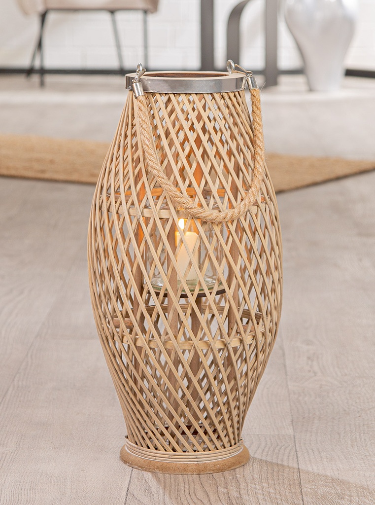 Windlicht "Krabbenkorb" H 47,5 cm