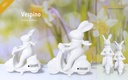 Skulptur Hase "Vespino" H 15,5