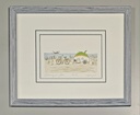 Orig. Radierung "Unterwegs am Meer" PP 24 x 30 cm