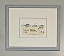Orig. Radierung "St. Peter Ording" PP 24 x 30 cm