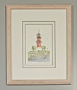 Orig. Radierung "Büsum" PP  24 x 30 cm