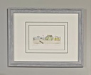 Orig. Radierung "Am Meer" PP 18 x 24 cm
