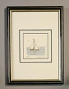 Org. Radierung "Büsum" 13 x 18 cm