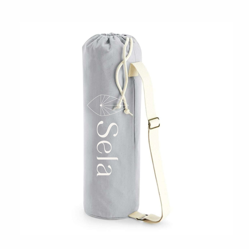 Textil SELA Yoga-Matten Tasche Grau