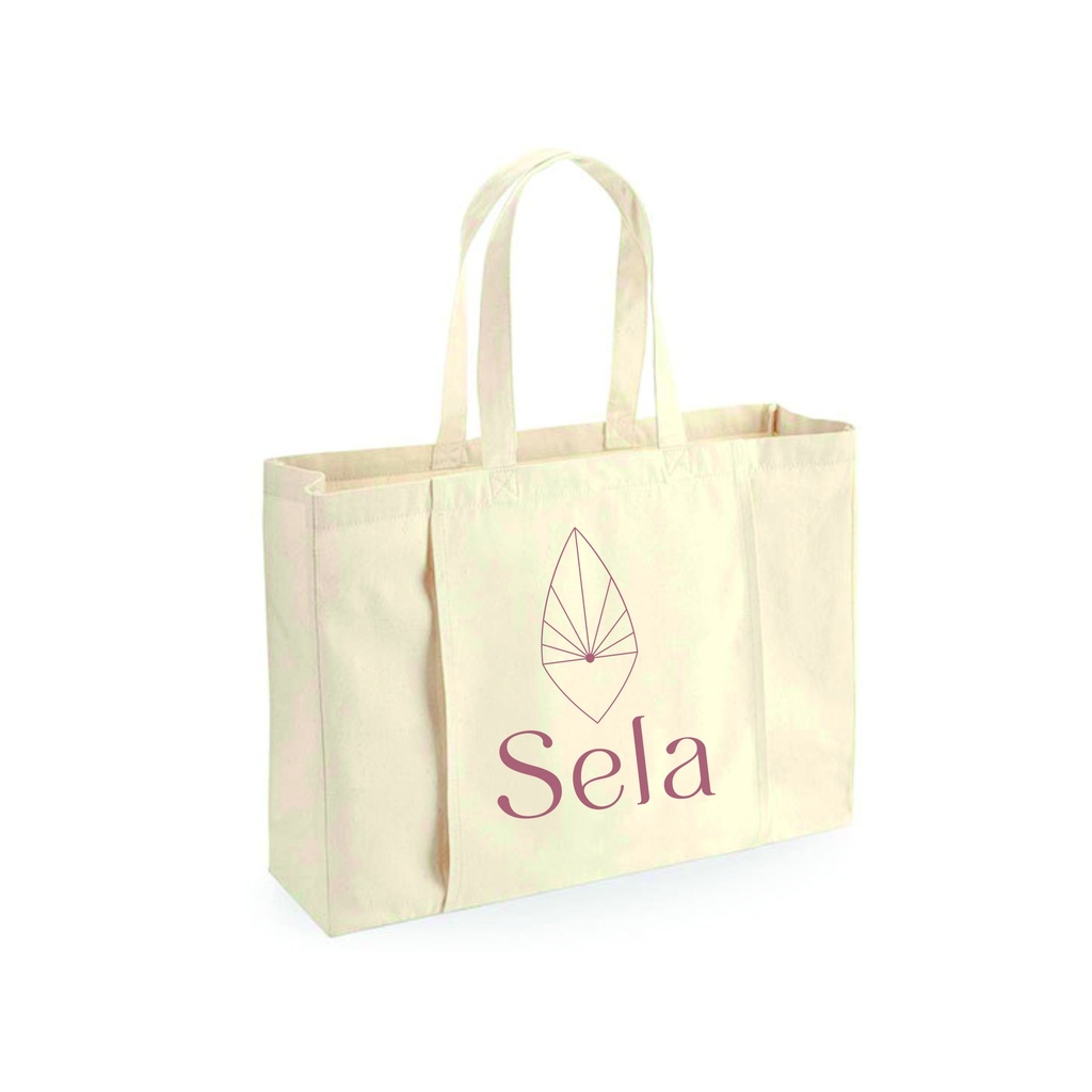 Textil SELA Yoga Tasche Natur
