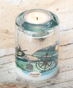 Dreamlight Glas Teelichthalter "Maritimo Sea" H 10,5 cm
