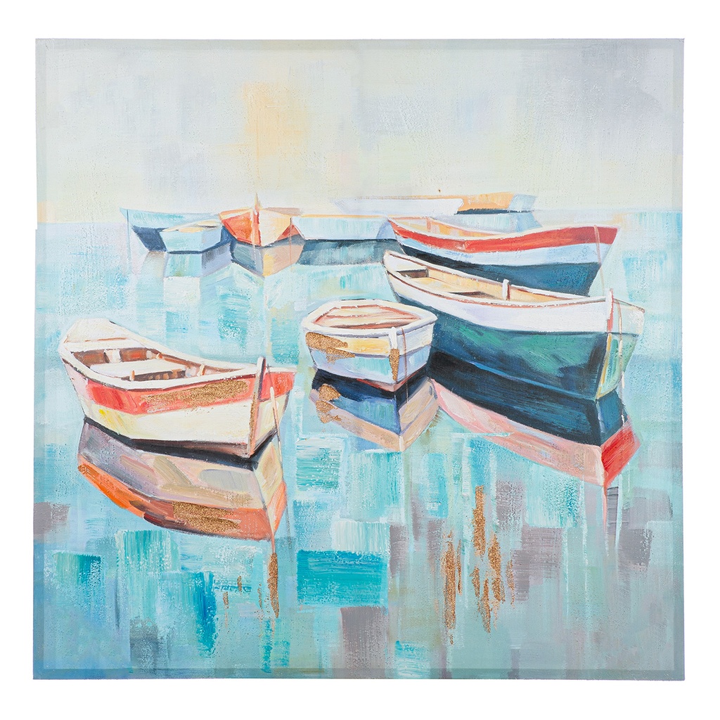 Original Leinwandbild "Malta" 100 x 100 cm