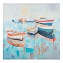 Original Leinwandbild "Malta" 100 x 100 cm