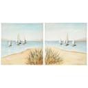 Original Leinwandbild "Stavoren" 60 x 60 cm